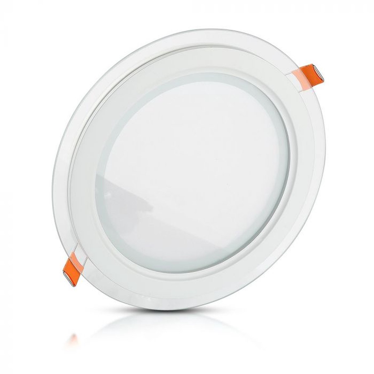 LED GLASS ROUND DOWNLIGHT 18W CW 1620lm 120 190X190X35 (165)