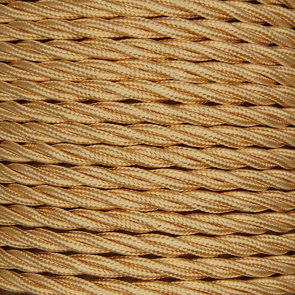01057 T-T Braided Flex 3 core 0.75mm Copper Colour, mtr