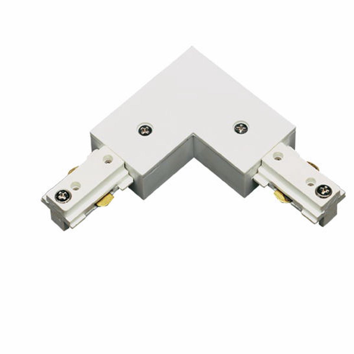 0.8" Height L Connector - White
