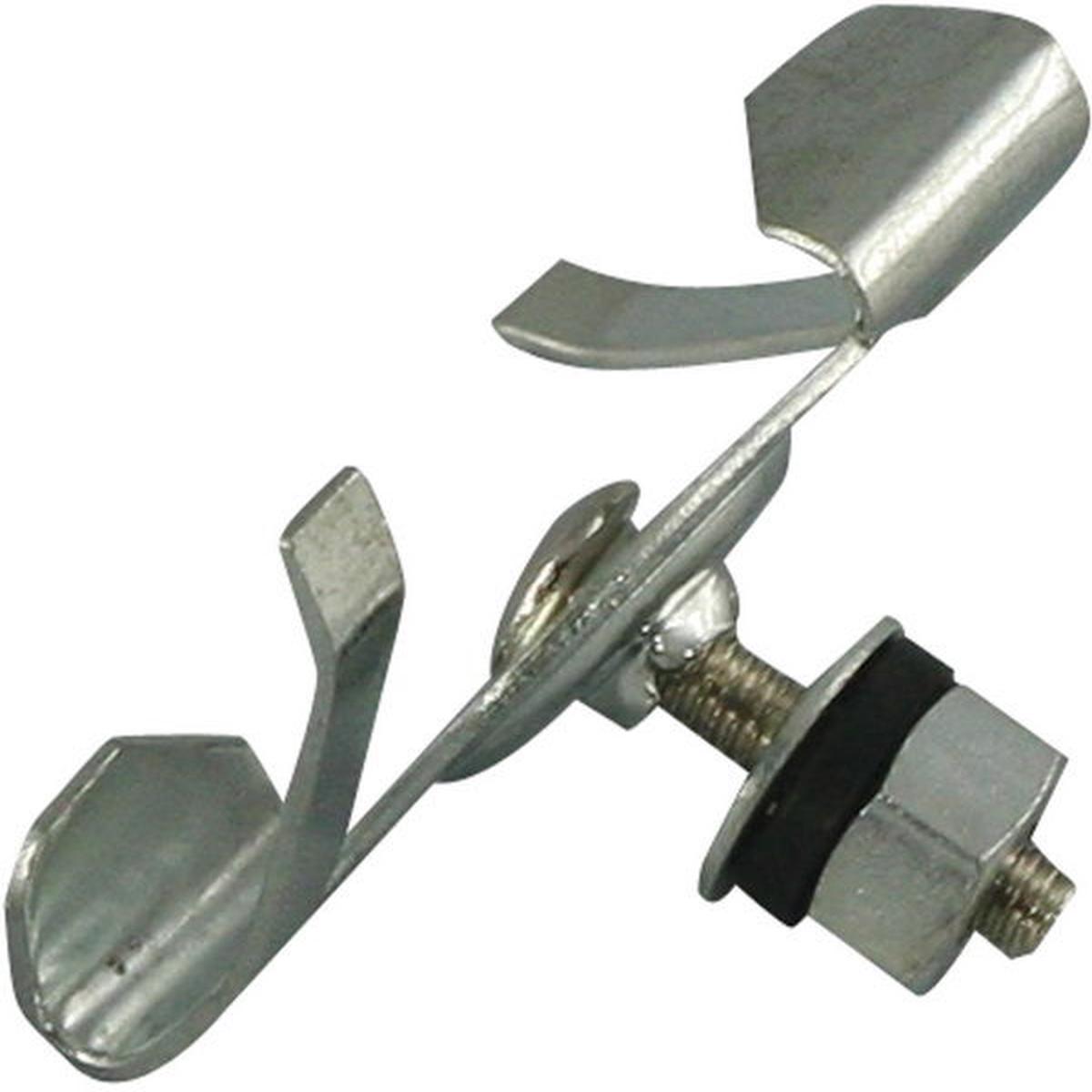 0.7" Height T-Bar Clip - Chrome