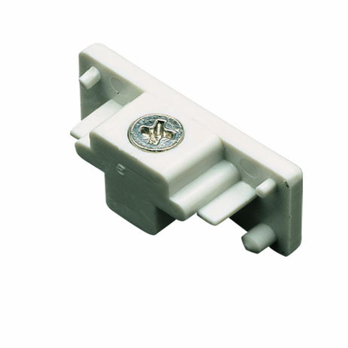 0.5" Height Dead End Cap - White