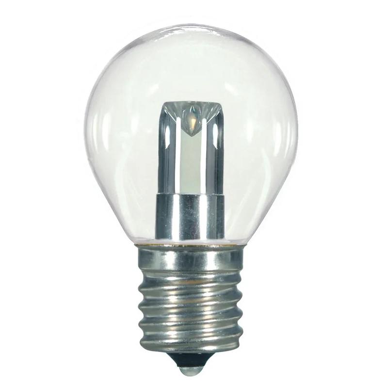 1 Watt LED - S11 - Clear - 2700K - Intermediate base - 120 Volt - Carded - 12-Pack