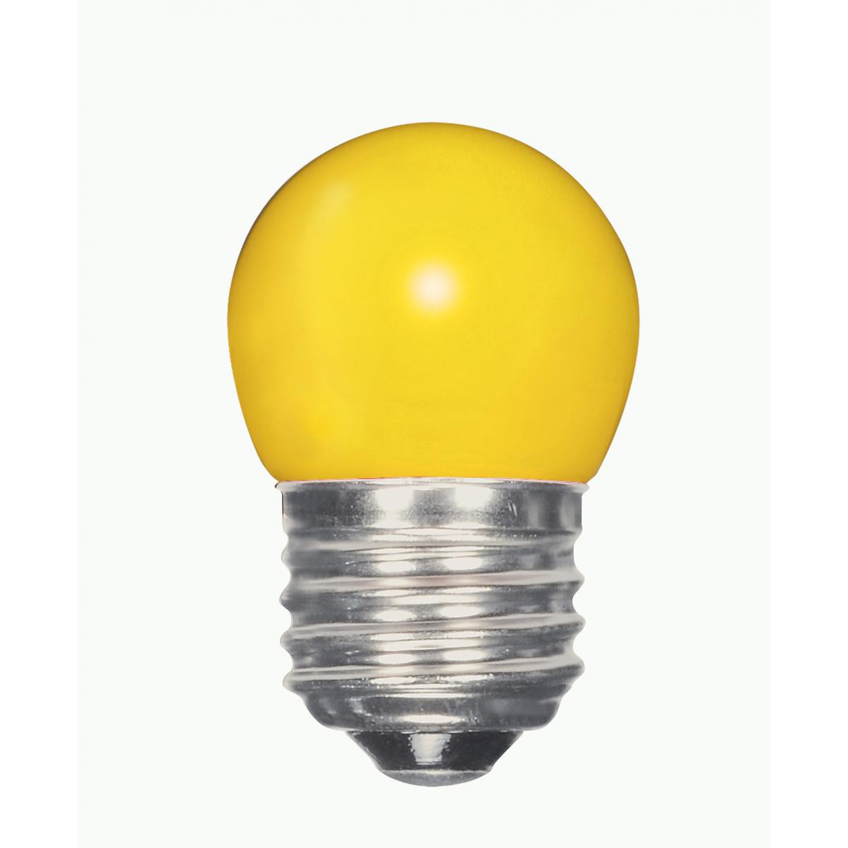 1.2 Watt LED - S11 - Ceramic Yellow - Medium base - 120 Volt - Carded - 48-Pack