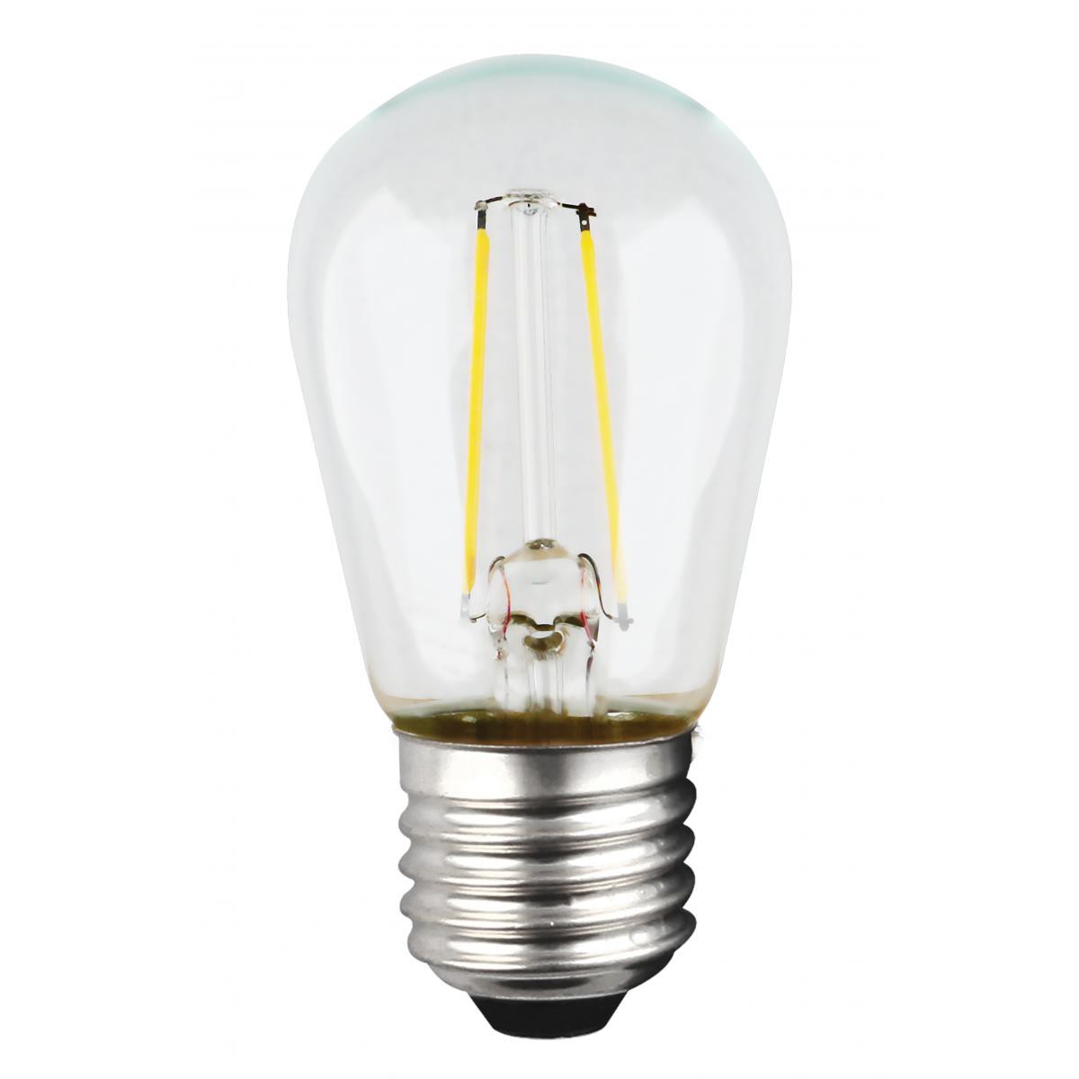 1 Watt LED - S14 - Clear - Medium base - 2700K - 120 Volt - 24-Pack