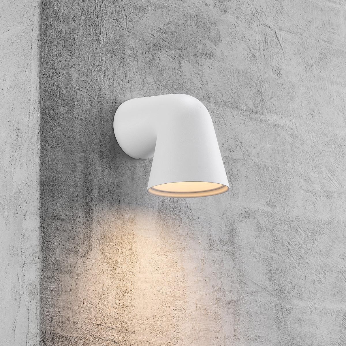 Front Outdoor IP44 Wall Light in White