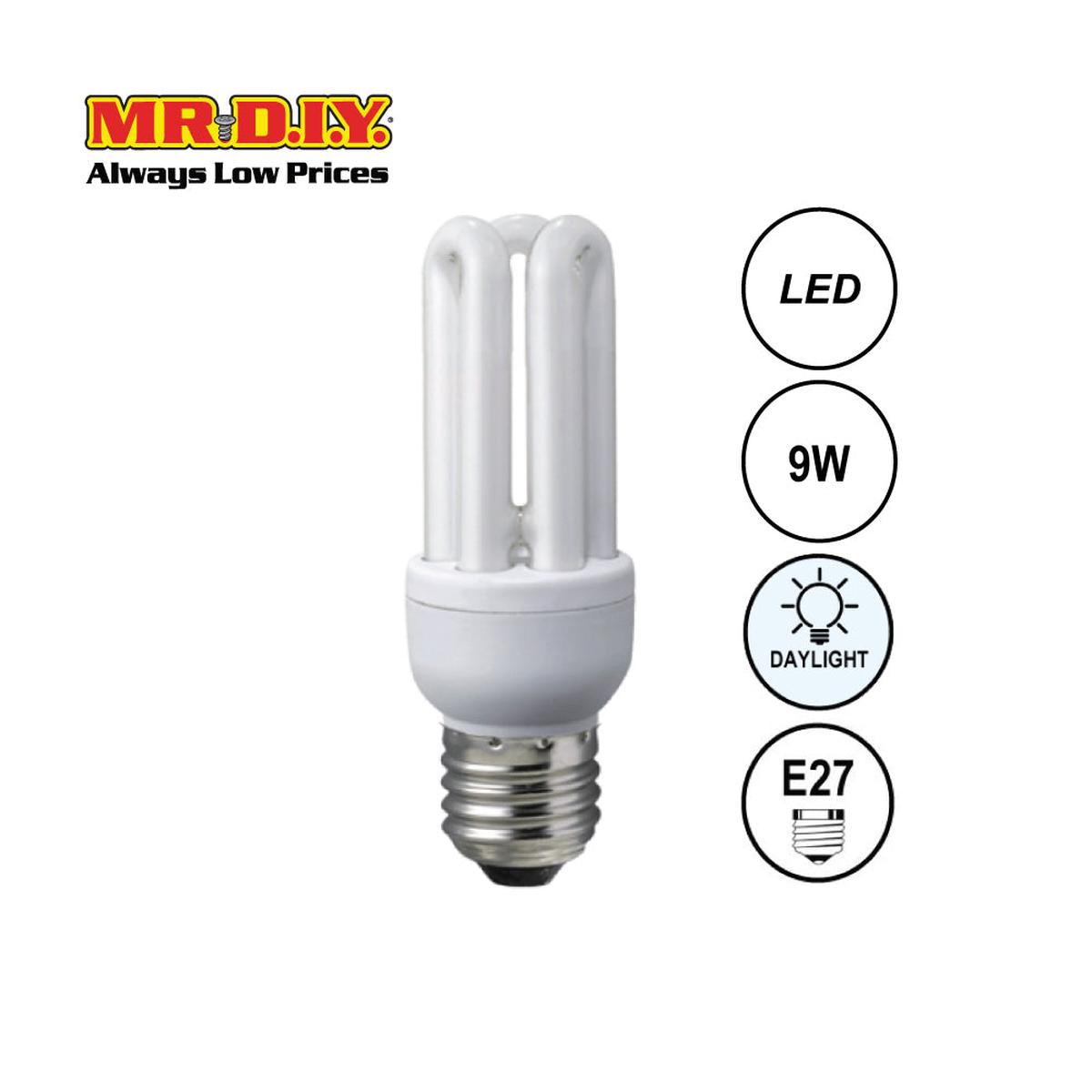 (MrDiy) 3U Shape Led Bulb Daylight 9W (1Pcs)