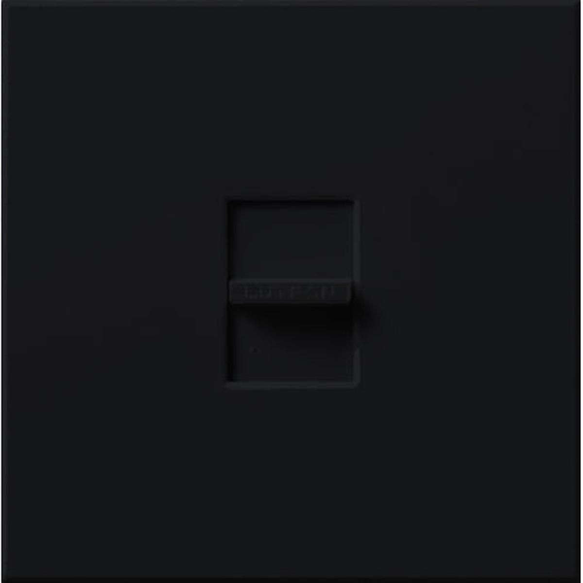 Lutron Nova T Dimmer, 1500W, Incandescent/Halogen, 120V, Black, NT-1500-BL