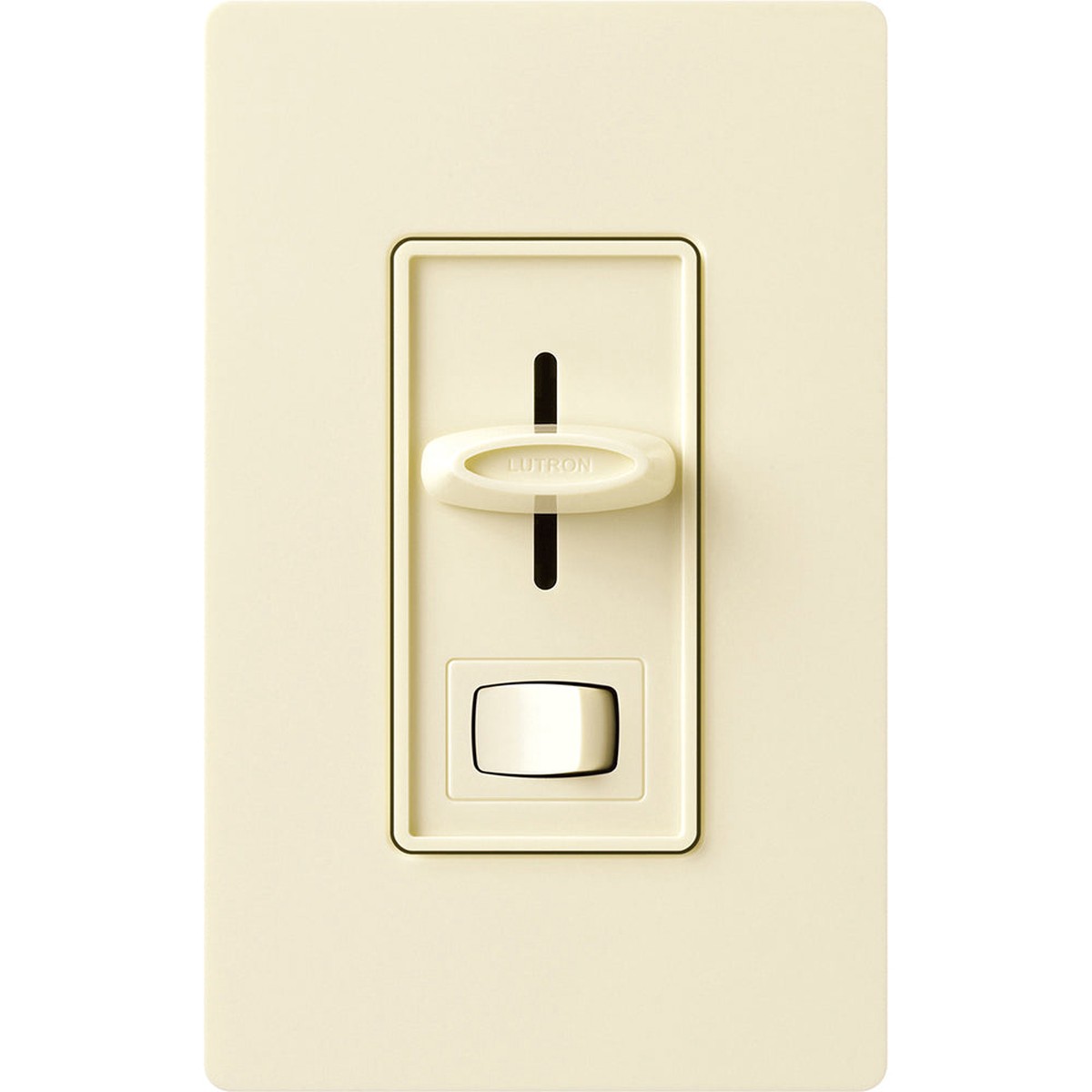Lutron Skylark Fluorescent/LED Dimmer, 6A, 277V, Single Pole, Almond, SF-12P-277-AL