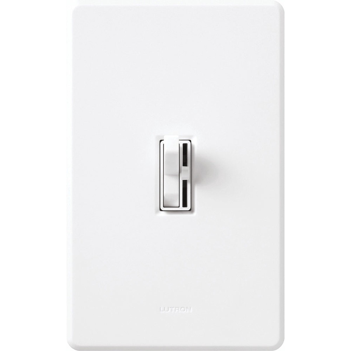 Lutron Ariadni Fluorescent Dimmer, 277V, 6A, 3-Way/Single-Pole, Preset, White, AYF-103P-277-WH