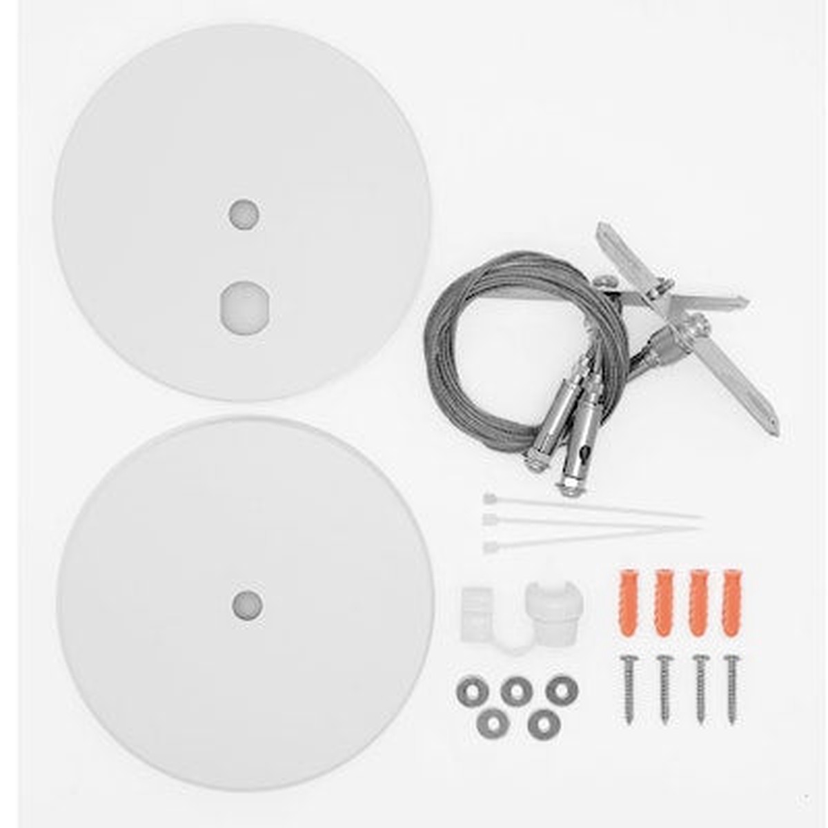 Envision LED Suspension Kit, 6 Ft., for TBL Fixtures, White, SK-6FT-I-CP-TH